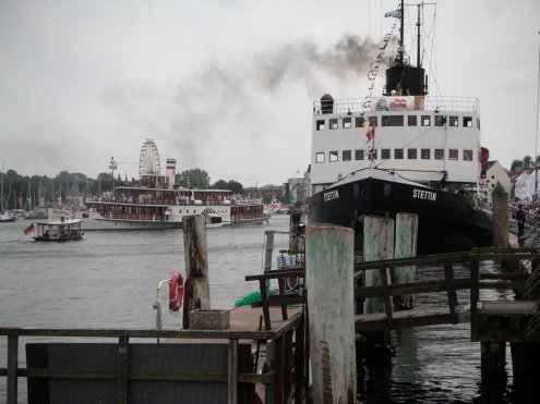 Dampfveteranen im Flensburger Hafen